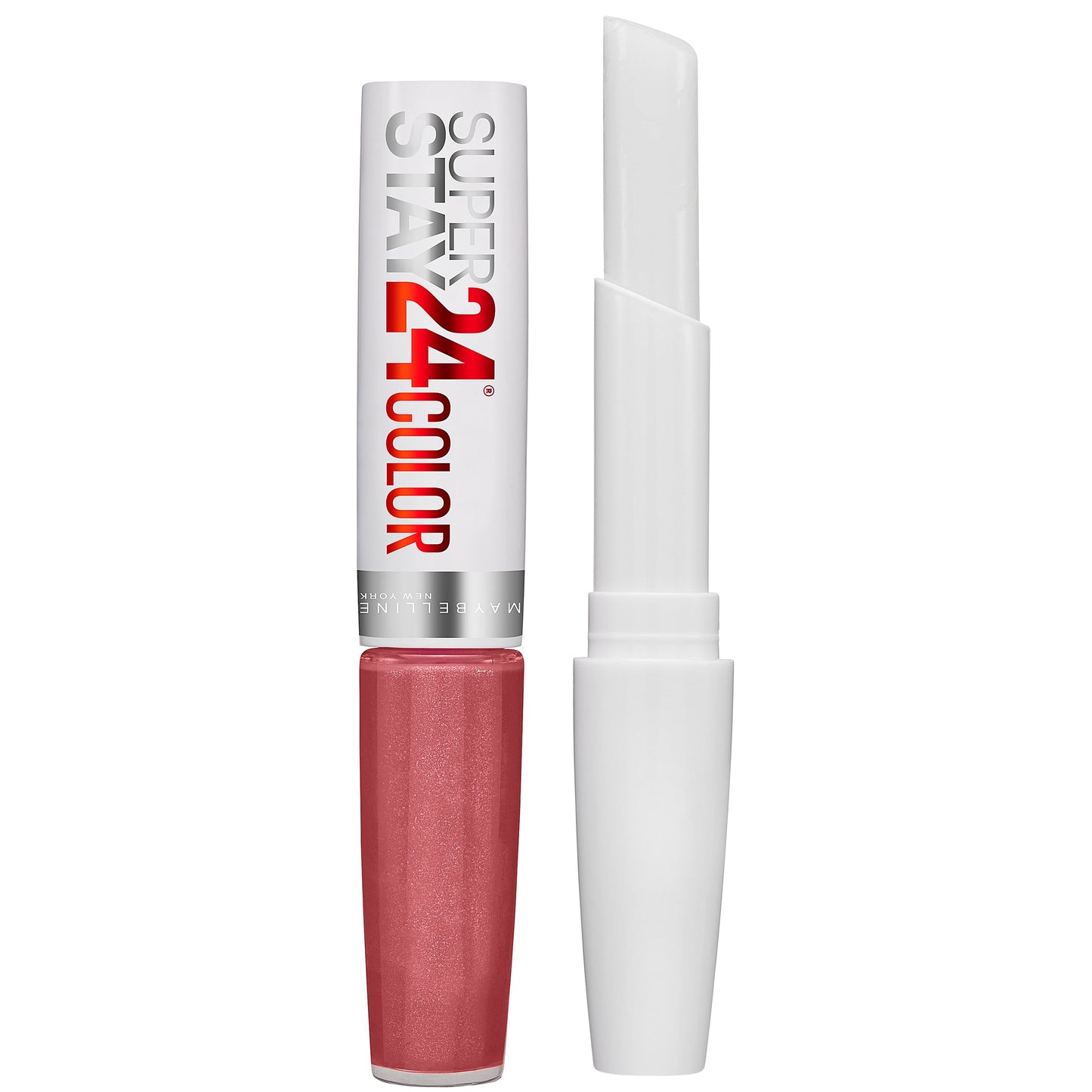 Maybelline SuperStay 24 2-Step Liquid Lipstick Makeup, Forever Chestnut, 1 kit