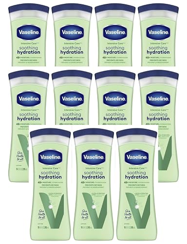 Vaseline Intensive Care Aloe Soothe Non-Greasy Lotion 10 oz (Pack of 11)