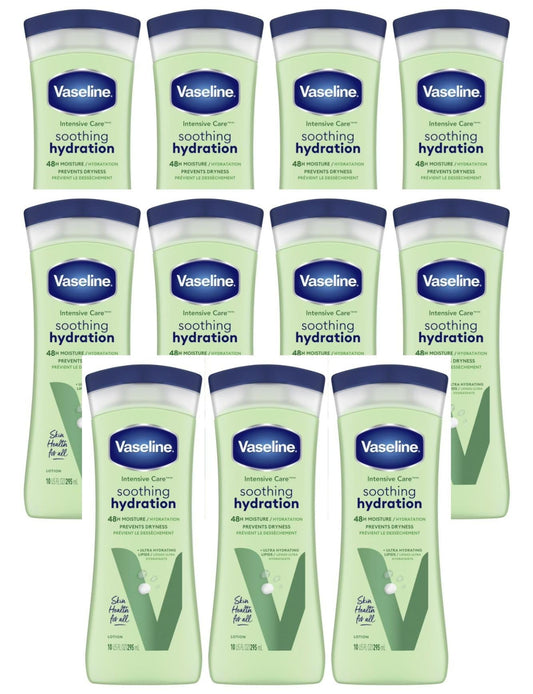 Vaseline Intensive Care Aloe Soothe Non-Greasy Lotion 10 oz (Pack of 11)