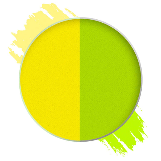 Mehron Paradise FX UV Neon Glow - Stardust - Neon Yellow/Yellow UV 0.25 oz | Pro Water-Activated Shimmer Paint for Raves, Costumes, SFX, Halloween