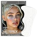 Leterly 24 Pcs Glitter Freckles Face Tattoo,Silver Face Glitter Makeup Patches Cute Sparkle Freckles Patches Waterproof Makeup Speckles for Face