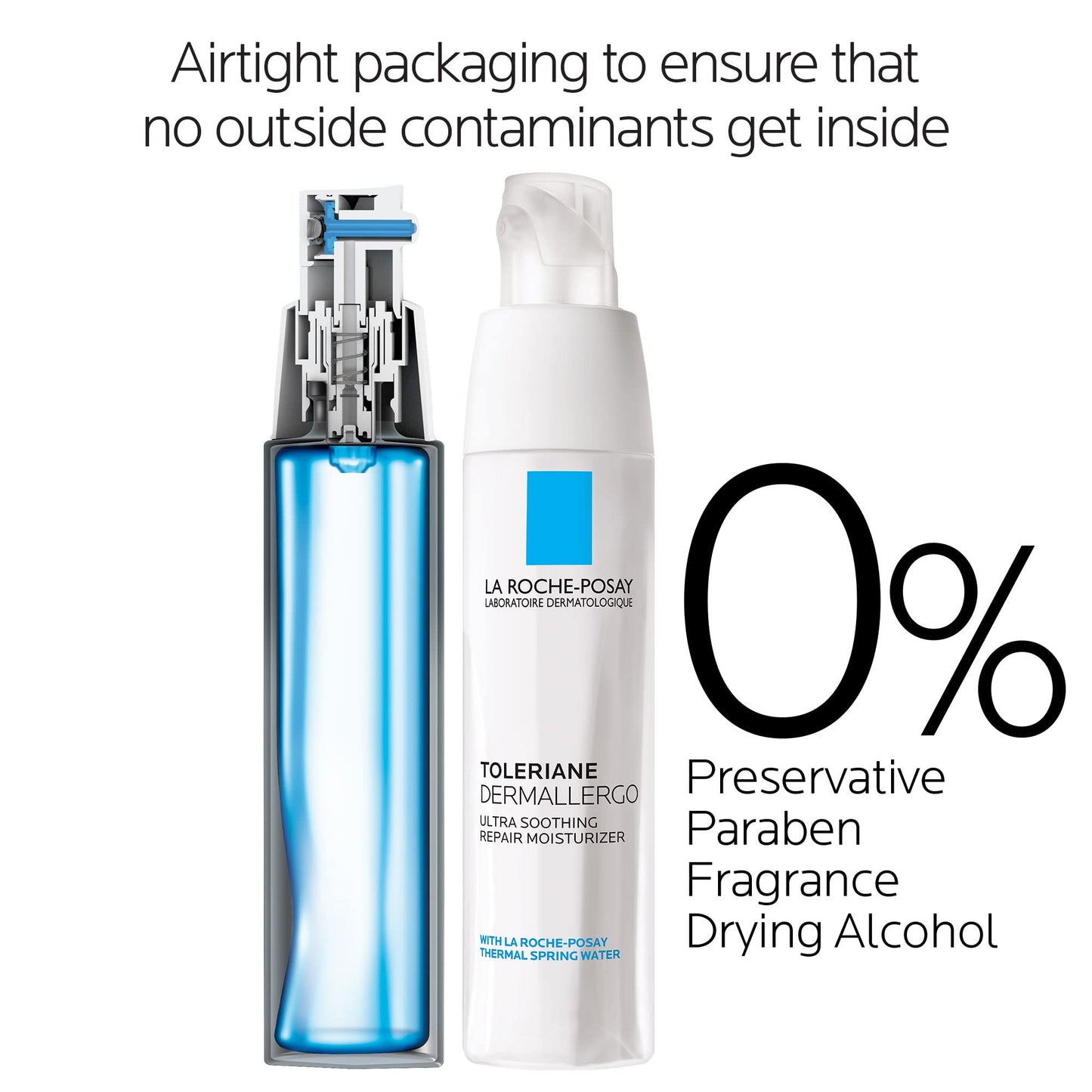 La Roche-Posay Toleriane Dermallergo Ultra Soothing Repair Face Moisturizer for Sensitive Skin, Gentle Moisturizing Face Cream for Dry Skin, Packaging Beauty and Personal Care La Roche-Posay