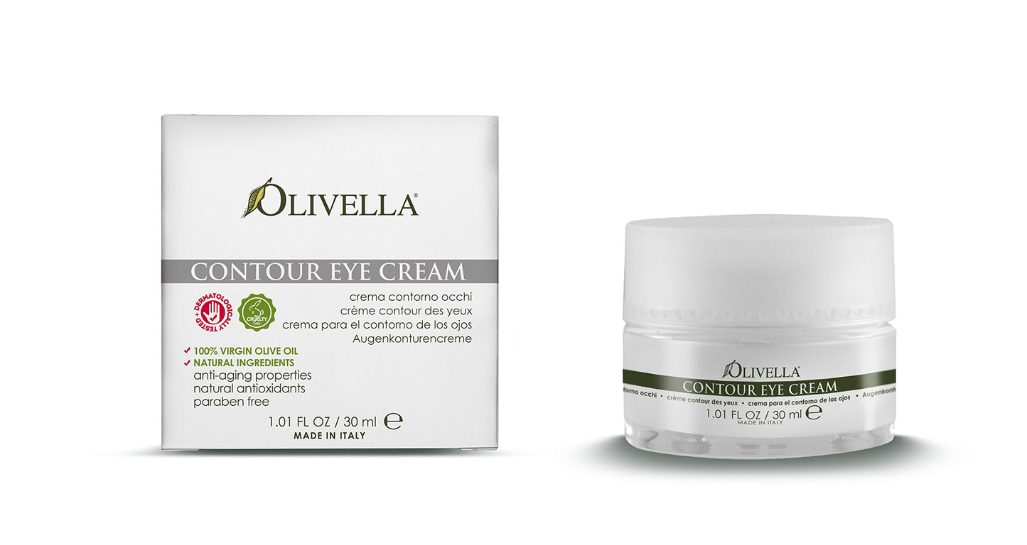 Olivella 100% Virgin Olive Oil Contour Eye Cream, 1.01 Oz