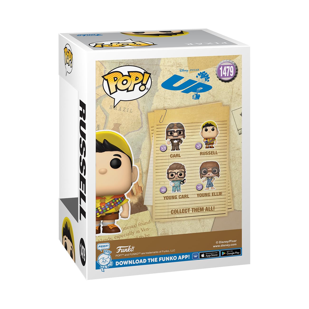 Funko POP! Disney: UP - Russell - up - Collectable Vinyl Figure - Gift Idea - Official Merchandise - for Kids & Adults - Movies Fans - Model Figure…