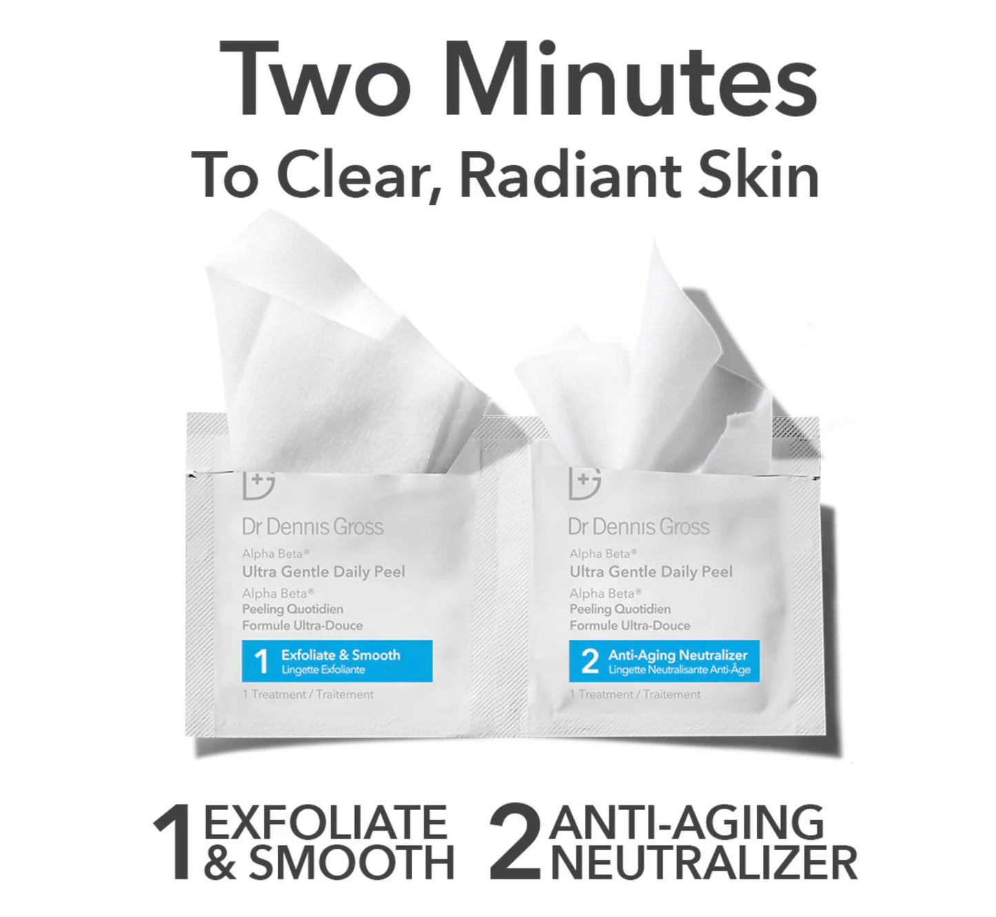Dr. Dennis Gross Alpha Beta Ultra Gentle Daily Peel: for Dehydrated or Sensitive Skin, Uneven Tone or Texture, Fine Lines or Enlarged Pores (5