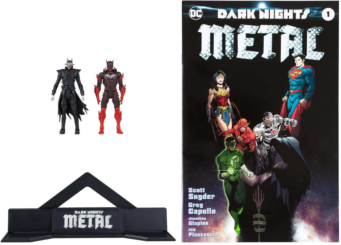 McFarlane Toys - DC Direct Page Punchers 2pk Batman Who Laughs & Red Death 3in Figures with Comic