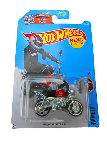 Hot Wheels, 2016 Honda Monkey Mini Bike [Black and Red] #135/250