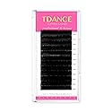 TDANCE Lash Extension Matte Black Eyelash Extension C CC D DD J B L Curl Volume & Classic Lash Extensions 0.03-0.18mm Thickness Professional Salon