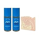 Bath & Body Works Oceanside Splash - 2 Travel Size Fine Fragrance Mists (2.5 fl oz / 75 mL Each) with a Himalayan Salts Springs Sample Soap