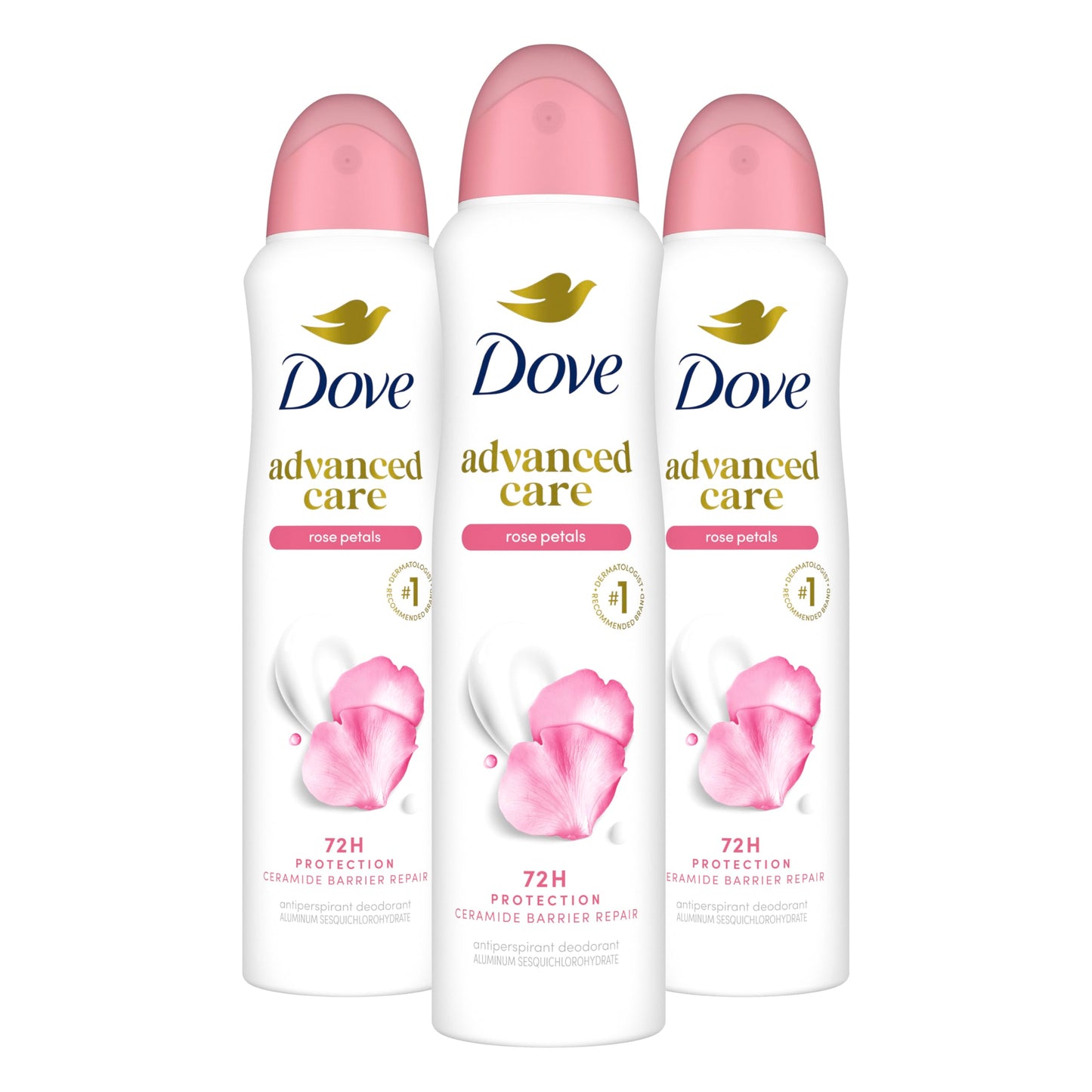 Dove Antiperspirant Deodorant Rose Petals 3.8 oz 3 Count - Amazon Vine Beauty and Personal Care Dove