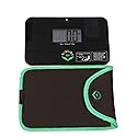 NewlineNY Step-on Super Mini Smallest Travel Bathroom Scale with Protection Sleeve: SBB0638SM-BK+S001MG