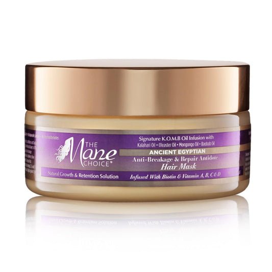 The Mane Choice Ancient Egyptian Anti-Breakage & Repair Antidote Hair Mask for Coily, Wavy & Curly Hair, 8 Ounce