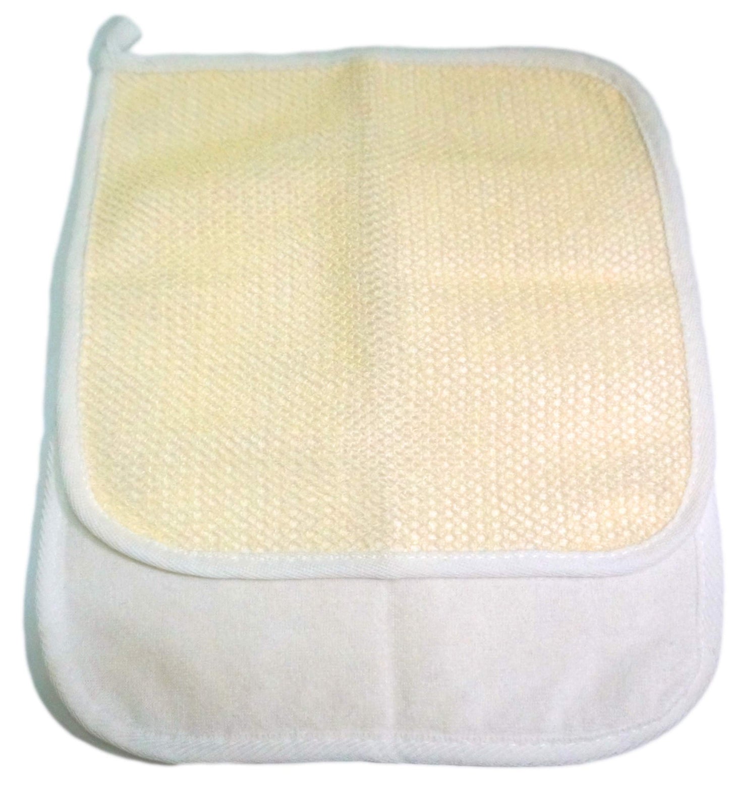 3 pcs/Set Dual-Sided with Soft Weave Exfoliating Scrub and Soft Terry Cloth Towel Home Spa Exfoliating Face and Body - Shower Scrubber - Remove Dead