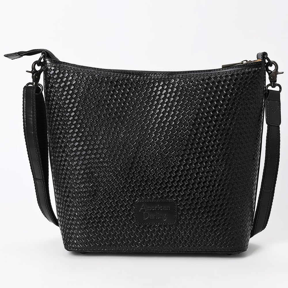 American Darling Messenger Hand Tooled Genuine Leather Women Bag Western Handbag Purse