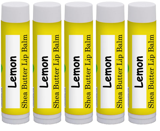 Northridge Oak - 100% All Natural Lip Balm - Lemon 5 Pack Beauty and Personal Care Northridge Oak