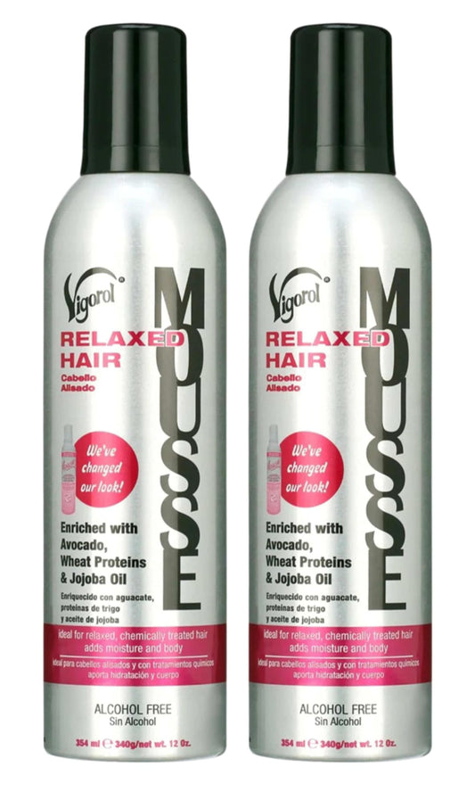 Vigorol Mousse - Relaxed 12 oz. (Pack of 2)