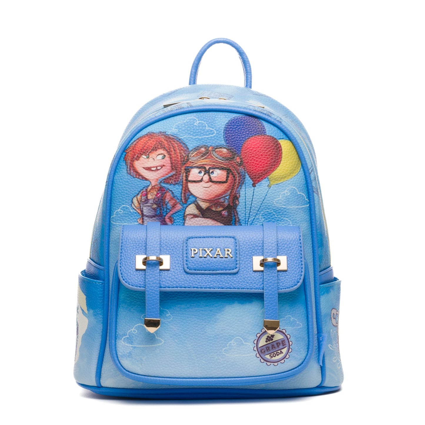 Wondapop Disney Pixar UP Carl and Ellie 11" Vegan Leather Mini Backpack