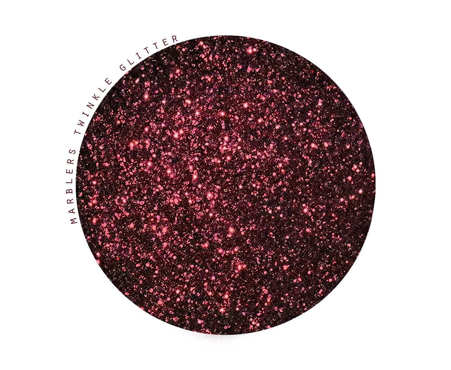 MARBLERS Twinkle Glitter [Sangria] 1.5oz (42g) | Fine | Non-Toxic, Vegan, Cruelty-Free | Face, Body, Eyeshadow, Hair, Festival, Party Makeup | Nail