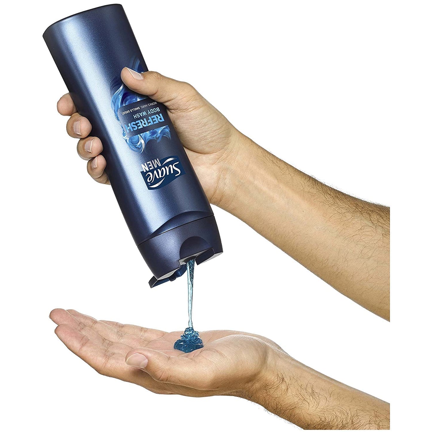 Suave Men Body Wash, Refreshing, 12 Fl Oz (Pack of 6)