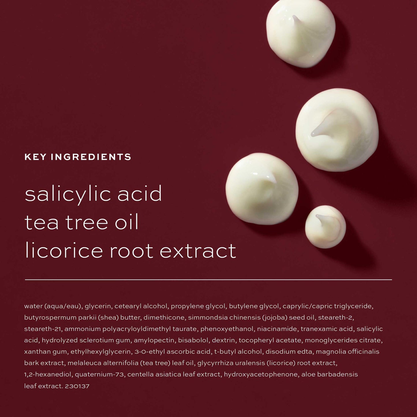 ITK Skincare Salicylic Acid Acne Spot Treatment for Face, Back & Body - Fast Active Acne Relief - Pimple Cream for Acne Prone Skin - Clear Blemishes