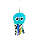 Lamaze Clip On Car Seat and Stroller Toy - Sprinkles The Jellyfish - Tactile Travel Toys for Sensory Development - Baby Sensory Toys - Ages 0 Months…