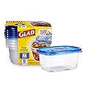 GladWare Soup & Salad Everyday Use, Medium Rectangle Storage, Standard, 24 Oz, 5 Count