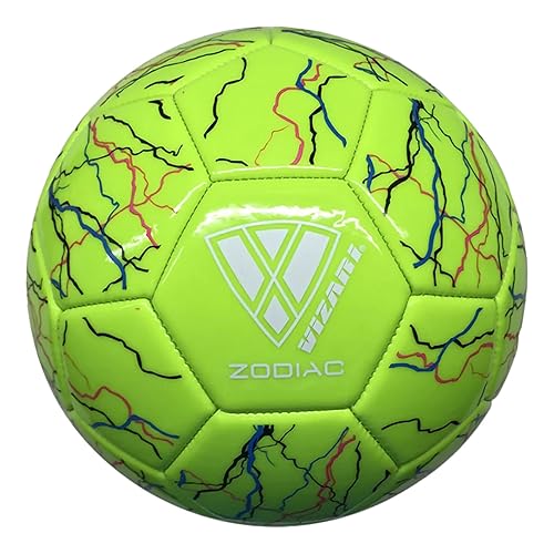 Vizari Zodiac Soccer Ball for Youth, Adults, Boys, Girls, Kids | Size 3,4,5 | Durable & Waterproof Synthetic Leather Soccer Ball (Bundle of 1, 6…