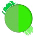 Mehron Paradise FX UV Neon Glow - Martian - Neon Green/Green UV 0.25 oz | Pro Water-Activated Shimmer Paint for Raves, Costumes, SFX, Halloween
