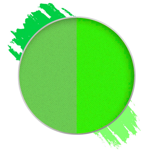 Mehron Paradise FX UV Neon Glow - Martian - Neon Green/Green UV 0.25 oz | Pro Water-Activated Shimmer Paint for Raves, Costumes, SFX, Halloween