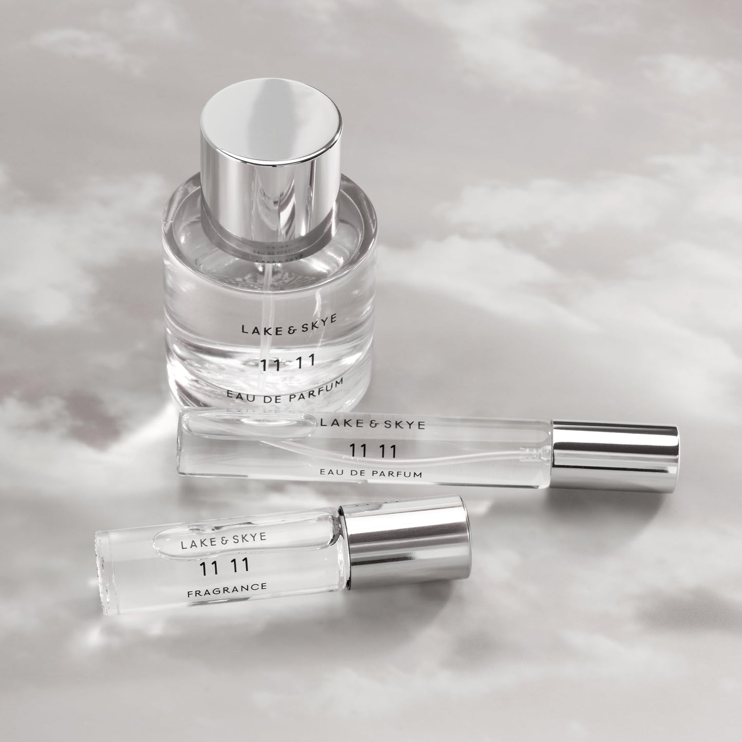 Lake & Skye 11 11 Rollerball Fragrance Oil, 0.33 fl oz (10 ml) - Sheer, Uplifting Scent, Skin Musk