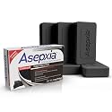 Asepxia Salicylic Acid & Activated Charcoal Bar Soap | Acne Treatment, Reduces Pimples & Blemishes, Deep Cleansing Facial Cleanser, Dries Out Acne
