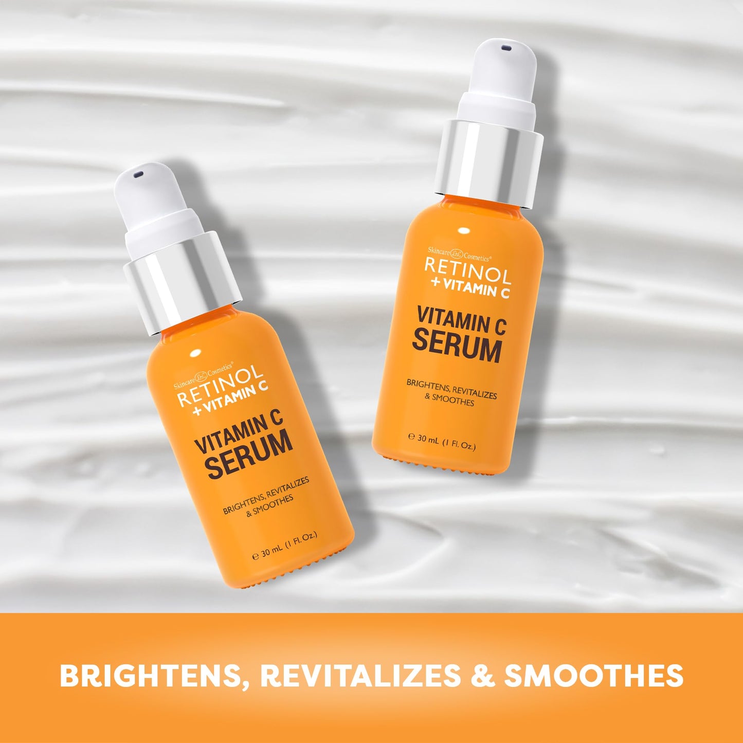 LIVAURA Retinol + Vitamin C Face Serum - Anti Aging Facial Serum, Evens Skin Tone, Diminishes Fine Lines and Wrinkles, Sun Damage & Dark Spots