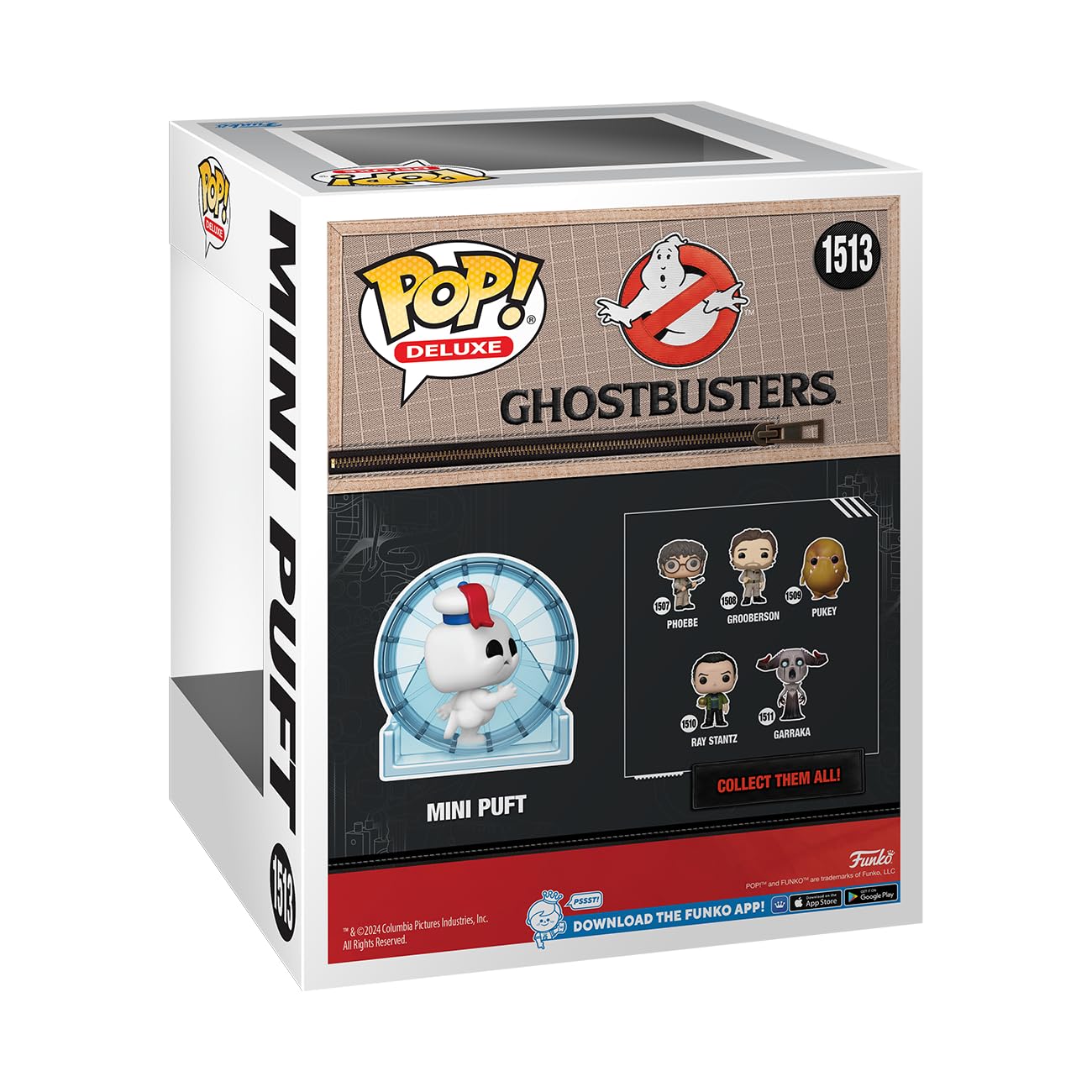 Funko POP! Deluxe : Ghostbusters: Frozen Empire - Mini Puft in Wheel - Collectable Vinyl Figure - Gift Idea - Official Merchandise - for Kids…