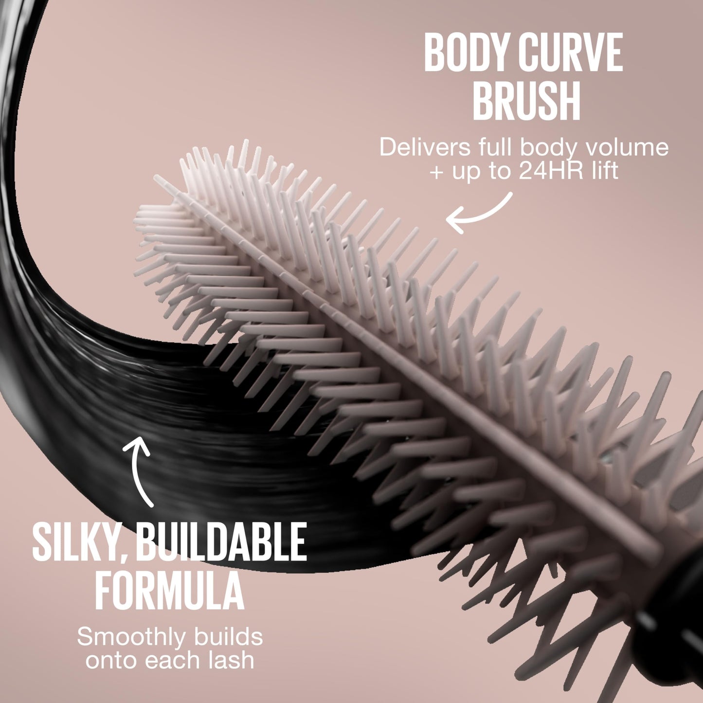 Maybelline Lash Sensational Body Washable Mascara, Volume and Length Formula for 24HR Lash Lift, Smudge and Clump-Resistant, Blackest Black Beauty and Personal Care MAYBELLINE