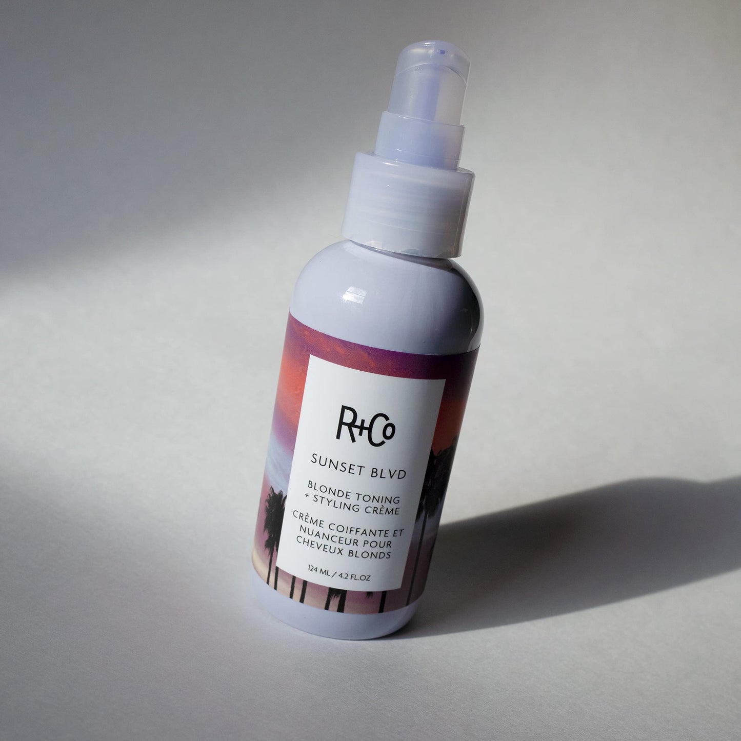R+Co Sunset Blvd Blonde Toning Styling Crème | Toning + Hydrated Styling Crème For Blonde and Gray Hair | Vegan + Cruelty-Free | 4.2 Oz