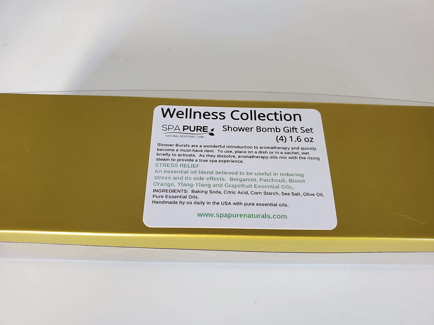 Spa Pure Stress Relief Aromatherapy Shower Steamers Bombs - Shower Bombs with Essential Oils - Unisex Bath Melts - Self Care and Relaxation Shower…