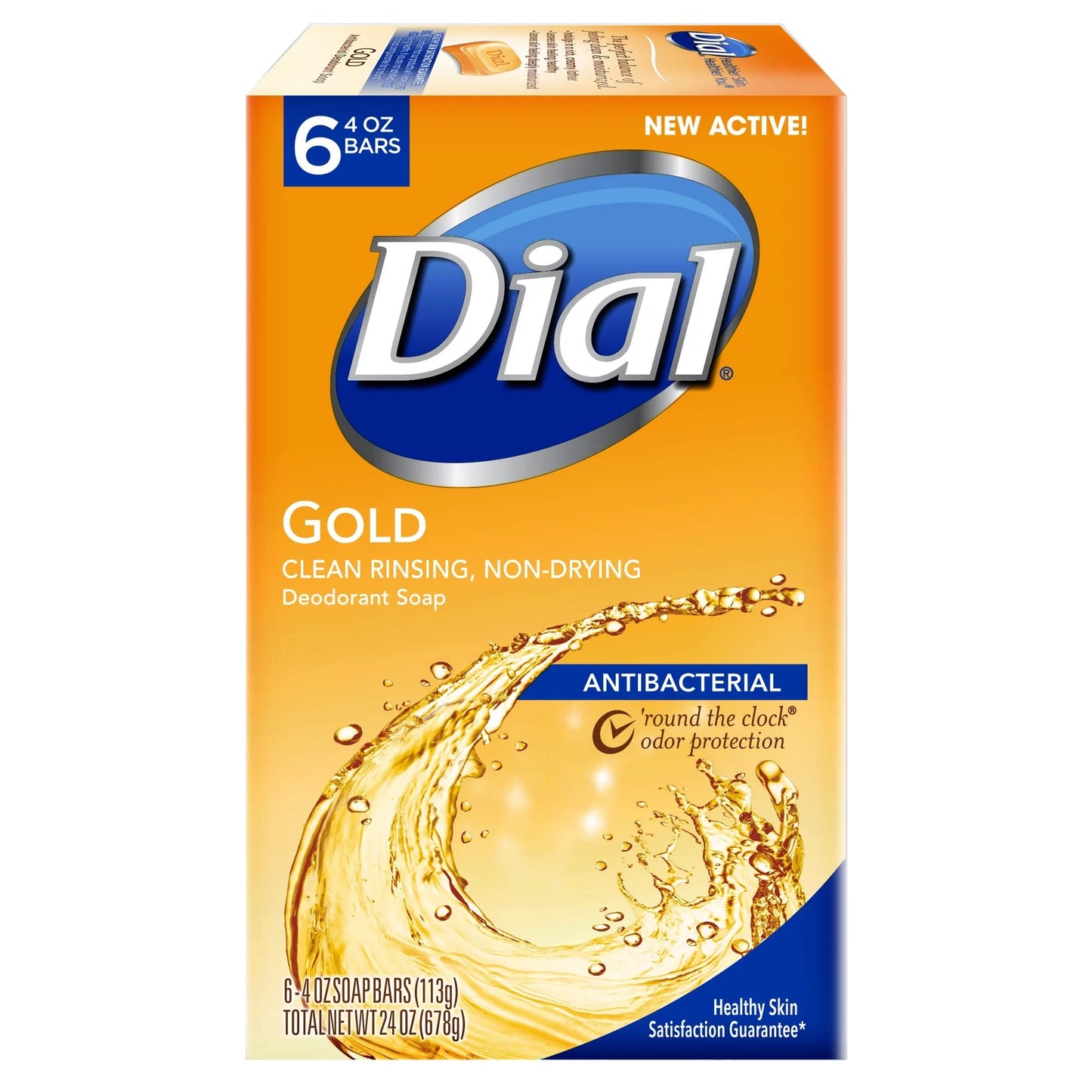 Dial Gold Antibacterial Soap - Six Individual Wrapped 4 oz Bars Beauty & Personal Care Dial