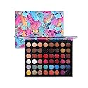 ONLYBETTER Eyeshadow Palette Glitter 48 Colors Bright Colorful Shimmer Eye Shadow Makeup Palette High Pigmented Metallic Color Eye Shadow Powder Easy