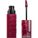 Maybelline Super Stay Vinyl Ink Longwear No-Budge Liquid Lipcolor Makeup, Highly Pigmented Color and Instant Shine, Unrivaled, Berry Burgundy