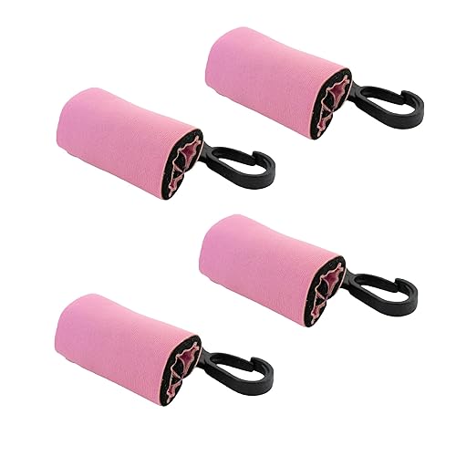 Birdz 4 Clip-On Neoprene Pink Sleeve Lip Balm Holsters LIPSTICK HOLDER Key Chain