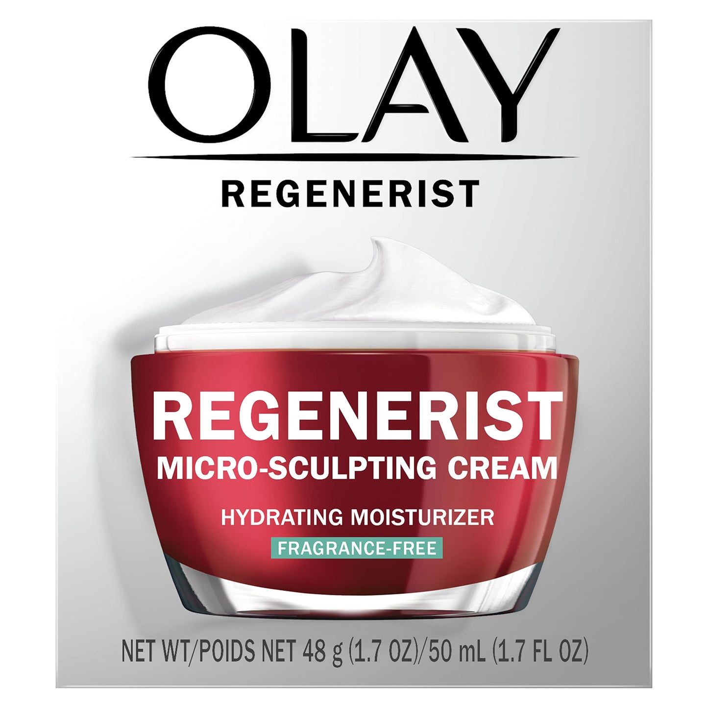 Olay Regenerist Micro-Sculpting Cream,Fragrance-free 1.7 Oz / 50 mL