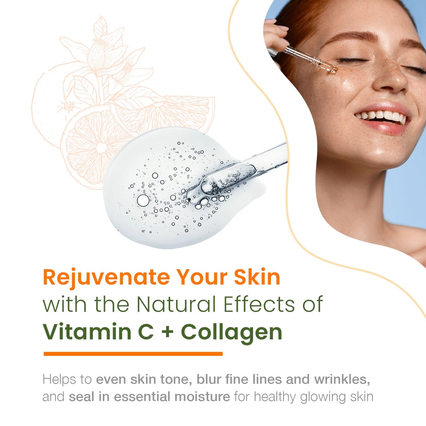Natural Chemist Vitamin C Serum With Collagen - Dermatologist Tested, Skin Brightening, Anti-Aging, Acne Treatment, Fades Dark Spots, Cruelty Free