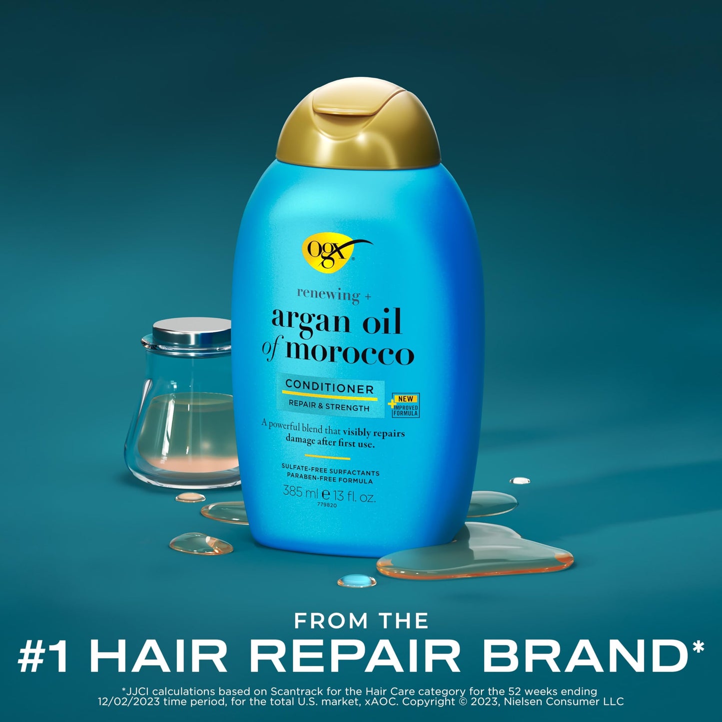 Ogx Conditioner Argan Oil Of Morocco 13 Ounce (384ml) (3 Pack)