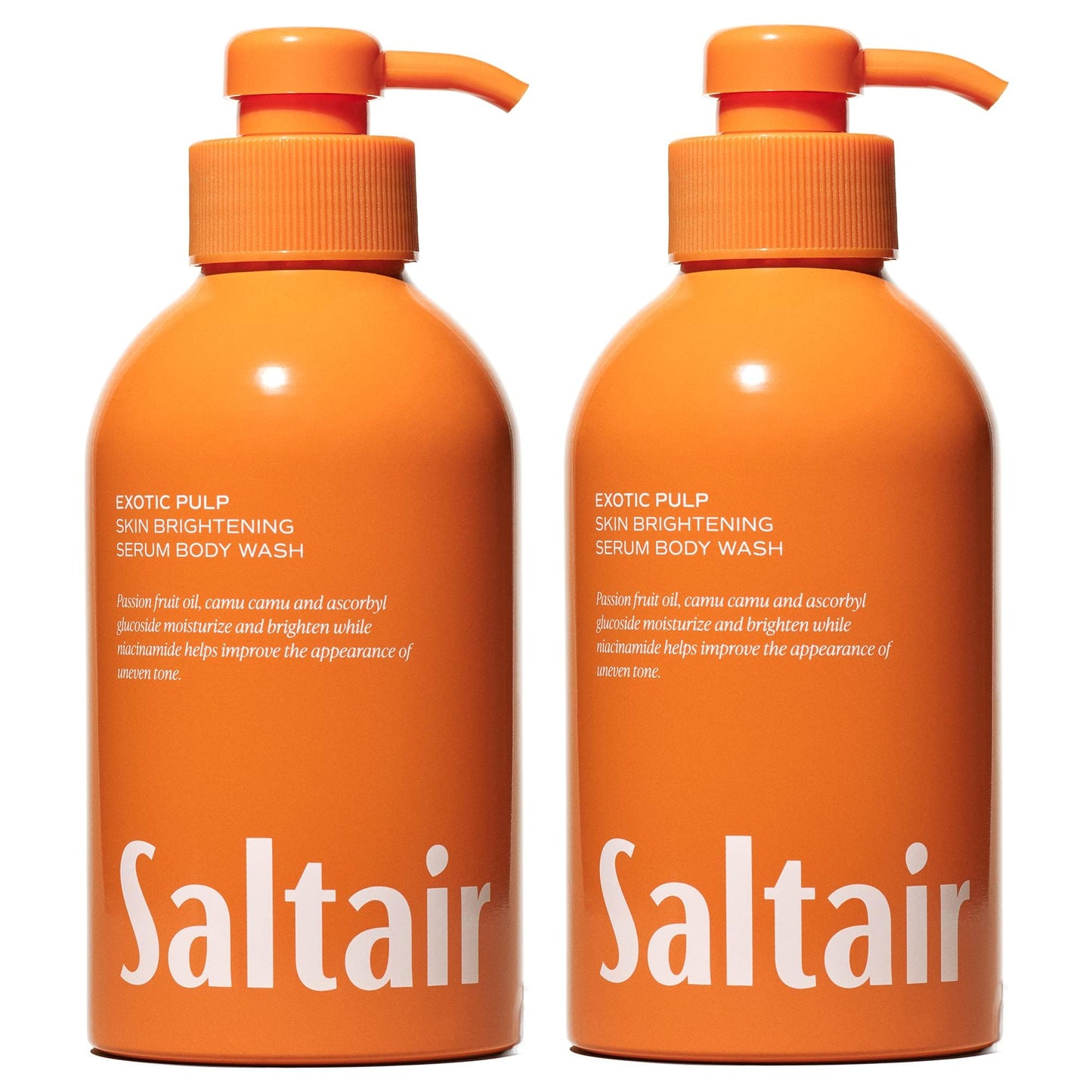 Saltair Body Wash 2-Pack - Moisturizing Body Wash with Niacinamide & Vitamin C - Scented Shower Gel for Women and Men - Exotic Pulp Scent, 2x 17oz Beauty & Personal Care Saltair