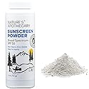 All-Natural, Benzene Free, Non Nano Zinc Oxide Sunscreen Powder SPF 30 - Water & Sweat Resistant, Reef & River Friendly, Hypoallergenic