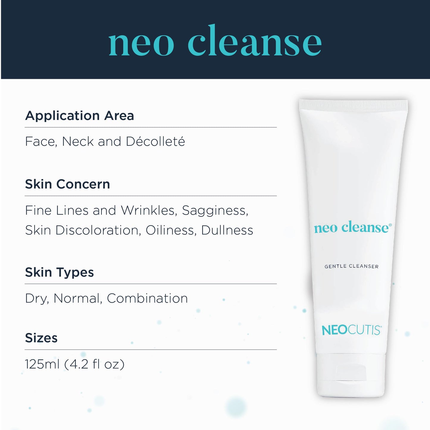Neocutis Neo Cleanse - Gentle Skin Cleanser - Glycerin Gel - 125ml
