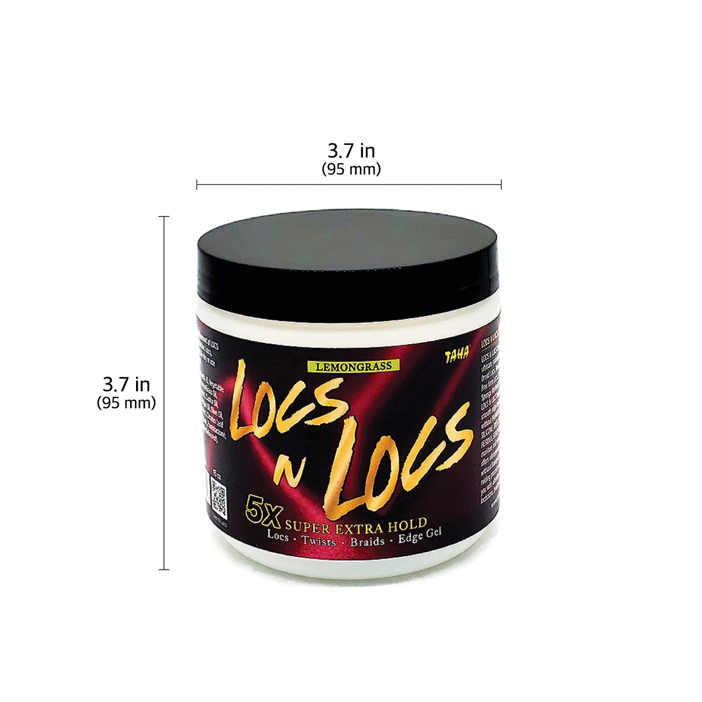 Taha Locs & Locs Gel - 5X Super Extra Hold, Natural & Non-Damaging for Locs, Braids, Twists - 16 Oz (Original(Shea Butter), 1 Pound(Pack of 1))