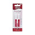 Kiss Pink Gel Nail Glue w/ 2 Pipettes (1 Pack)