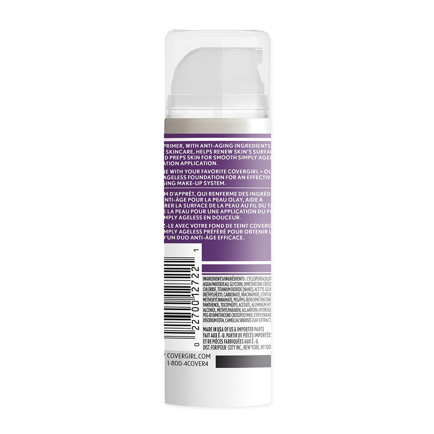 COVERGIRL Simply Ageless Makeup Primer, 1 Fl Oz, Pack of 1