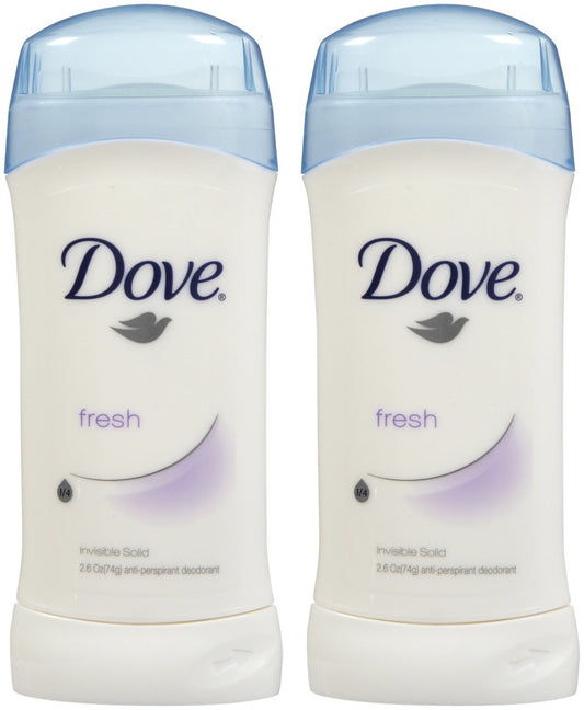 Dove Invisible Solid Fresh Anti Perspirant Deodorant, 2.6 Ounce - 6 per case. Beauty and Personal Care Dove
